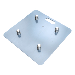 Universele truss baseplate staal 45 x 45 cm - 6mm dik verzinkt