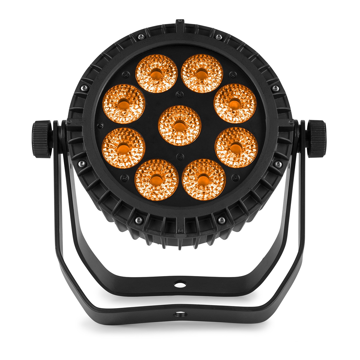 BeamZ WBP912IP aluminium accu LED par RGBAW-UV - 9x 12W BeamZ WBP912IP aluminium accu LED par RGBAW-UV - 9x 12W