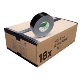 18x Nichiban® Gaffa Tape 116 - 50m rol 50mm zwart