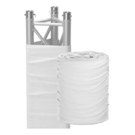 FORTEX Truss Stretch Cover voor 30 serie driehoek Rol 30 meter sleeve wit