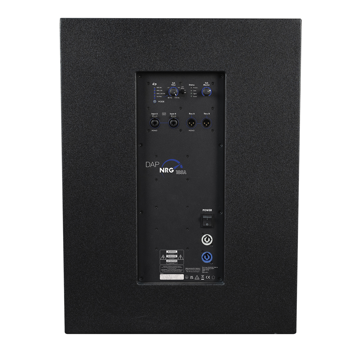 DAP NRG-18SA Actieve bassreflex subwoofer - 18 inch 500W DAP NRG-18SA Actieve bassreflex subwoofer - 18 inch 500W