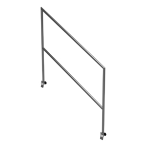 FORTEX Safety Rail - 3 staps overlap trap rechts voor STAGE750 30kg/m