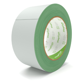 MegaTape 410 Dubbelzijdige verwijderbare expotape - 25 m op rol 50 mm groen