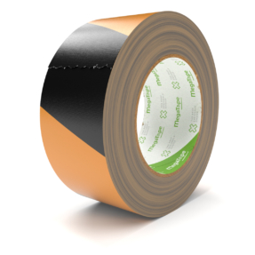MegaTape MCT 300 Gaffa tape - 25m op rol 50 mm geel/zwart
