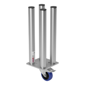 FORTEX STAGE750 Quattro poot met zwenkwiel/rem podiumhoogte 60cm