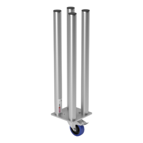 FORTEX STAGE750 Quattro poot met zwenkwiel/rem podiumhoogte 80cm