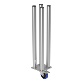 FORTEX STAGE750 Quattro poot met zwenkwiel/rem podiumhoogte 90cm