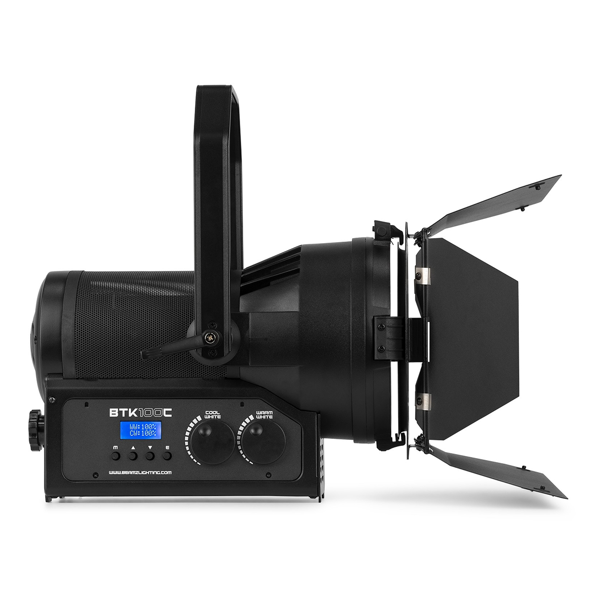 BeamZ Professional BTK100C LED Fresnel Spot handmatige zoom - CW/WW - 100W BeamZ Professional BTK100C LED Fresnel Spot handmatige zoom - CW/WW - 100W
