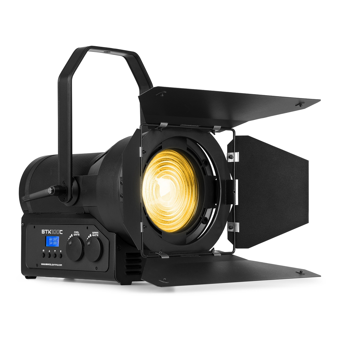 BeamZ Professional BTK100C LED Fresnel Spot handmatige zoom - CW/WW - 100W BeamZ Professional BTK100C LED Fresnel Spot handmatige zoom - CW/WW - 100W