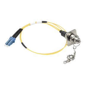 DAP Q-ODC2-F socket with D-flange Glasvezelkabel