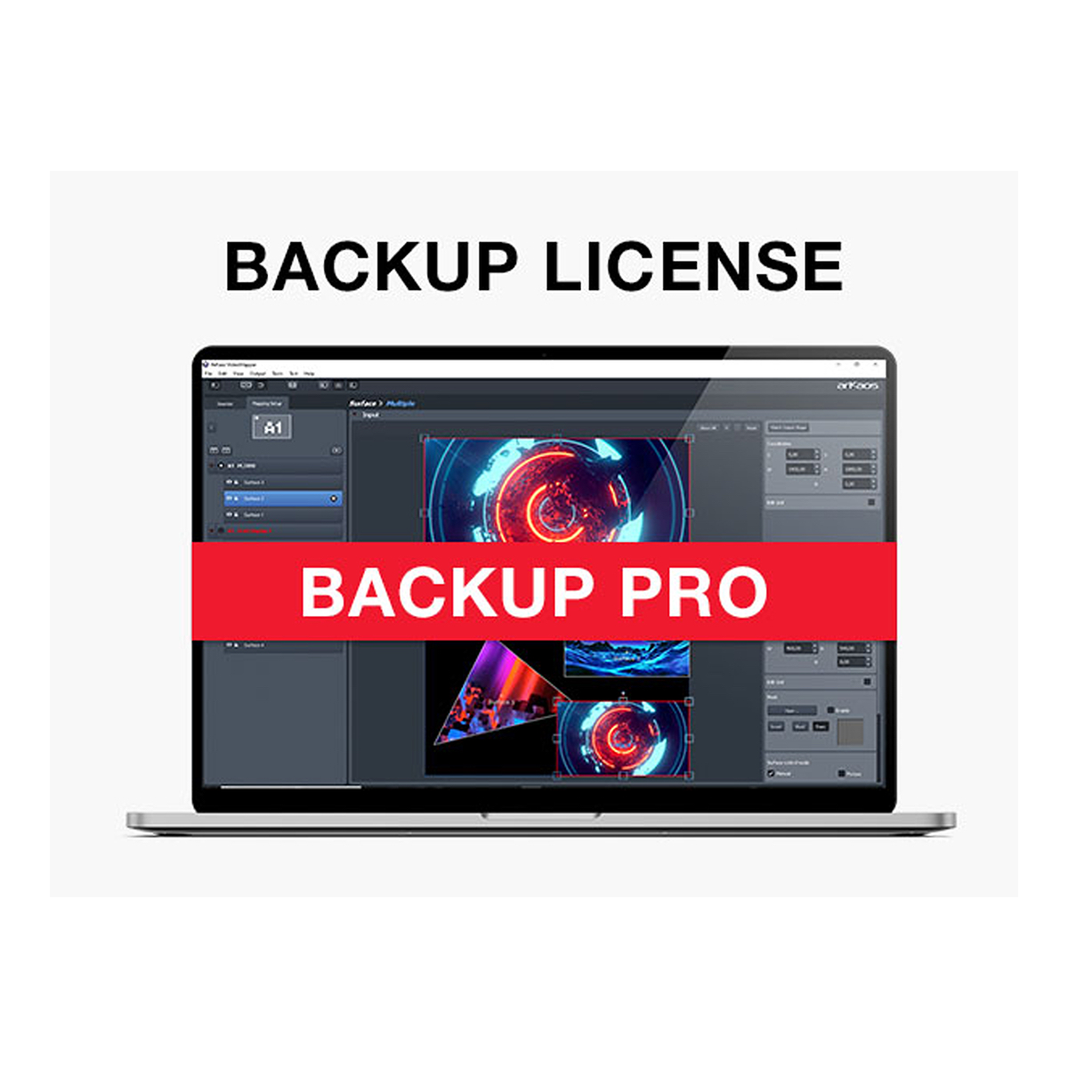 Arkaos MediaMaster Pro 6 Backup License Backup-licentie voor video-aansturingssoftware Arkaos MediaMaster Pro 6 Backup License Backup-licentie voor video-aansturingssoftware
