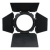 Infinity Barndoor for Raccoon Junior Zwart - vierbladige metalen barndoor