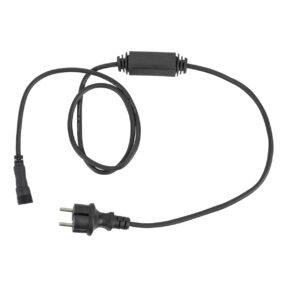 Showtec Power Cable for LED String / Icicle Zwart - Schuko plug