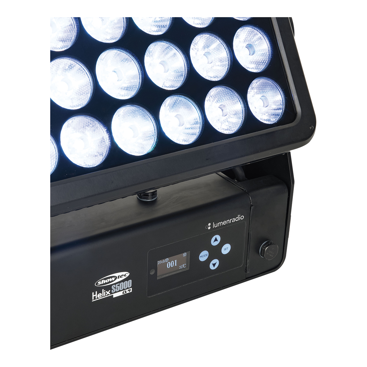 Showtec Helix S5000 Q4 40x 10 W RGBW LED Washer voor buitenlocaties (CRMX & WDMX) Showtec Helix S5000 Q4 40x 10 W RGBW LED Washer voor buitenlocaties (CRMX & WDMX)