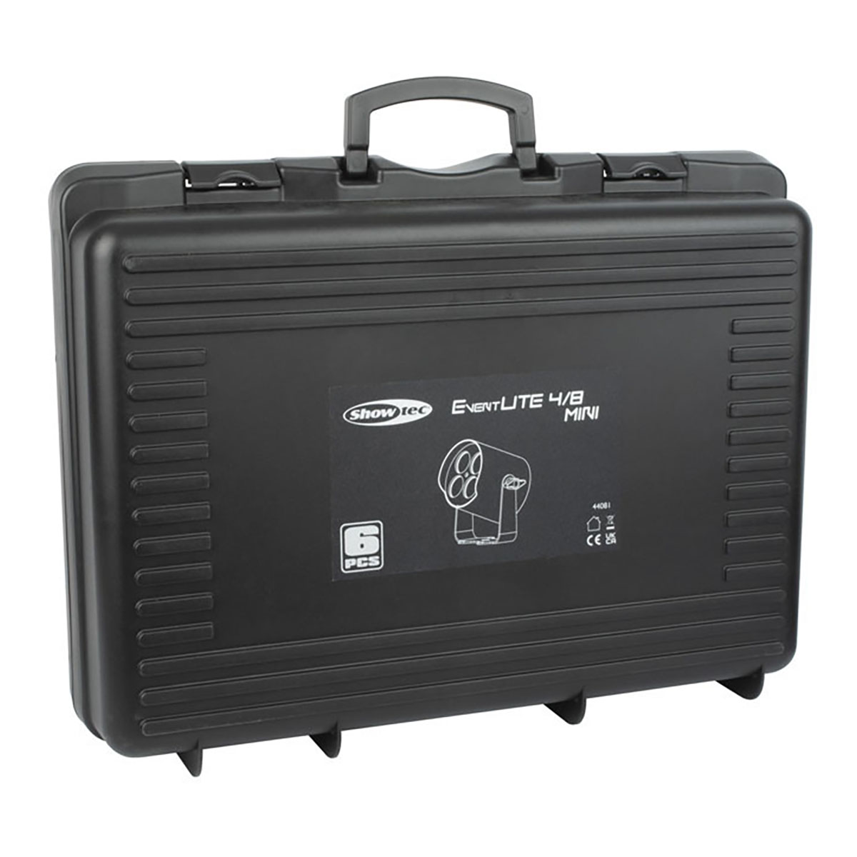 Showtec Case for 6x EventLITE 4/8 Mini Met ruimte voor accessoires Showtec Case for 6x EventLITE 4/8 Mini Met ruimte voor accessoires