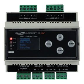 Showtec LED Dim-8 HV DIN-rail