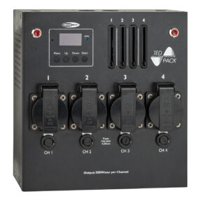 Showtec TED Pack LC 4-Kanaals dimmer pack met local control