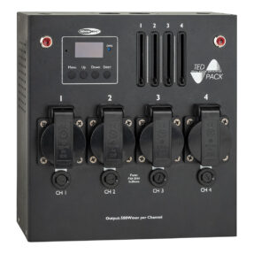Showtec TED Pack LC BS13 4-Kanaals dimmer pack met local control - UK Outputs
