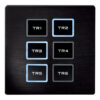 Showtec Wall Panel Remote for TR-512 Install/Pocket Zwart frontpaneel