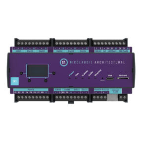 Nicolaudie Architectural DINA - DR1 Geavanceerde verlichtingscontroller voor DIN-railmontage