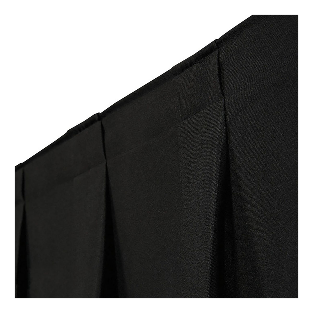 WENTEX® Pipe & Drape Molton gordijn 400x250 cm (bxh) 300 gram/m² geplooid - zwart WENTEX® Pipe & Drape Molton gordijn 400x250 cm (bxh) 300 gram/m² geplooid - zwart