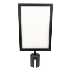 Showgear Sign Holder for Barrier Black Buitenafmetingen 32 x 22 cm
