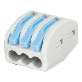 Showgear Cable Terminal - 3-way Kleurcodering - Blauw