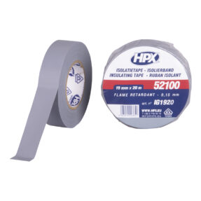 HPX PVC Insulation tape 52100 Grijs - 19 mm / 20 m