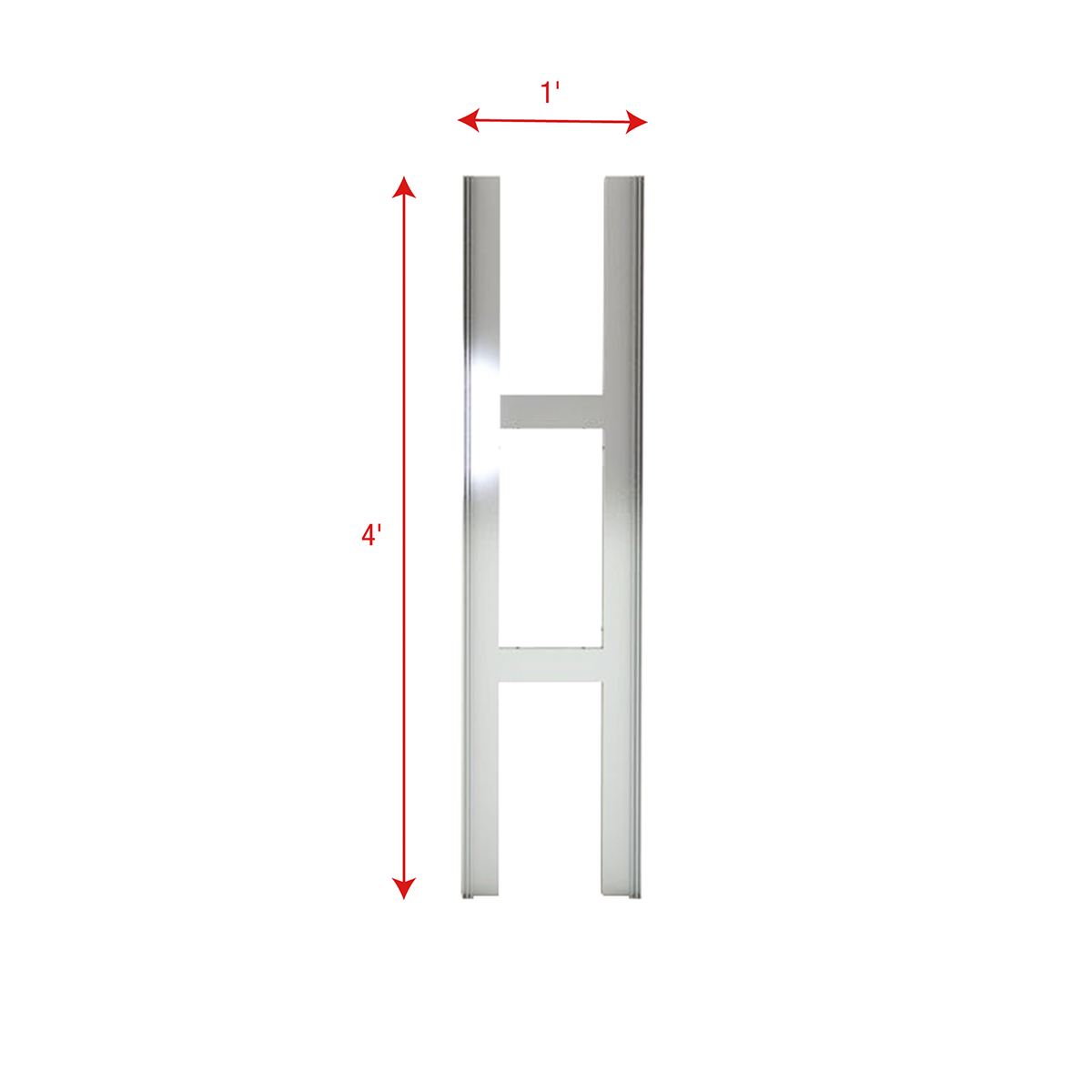 WENTEX® SET Frame - H Module 4' x 1' (HxB) WENTEX® SET Frame - H Module 4' x 1' (HxB)