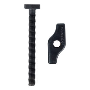 WENTEX® SET Frame Wing Nut M8 and Hammer Head Bolt Zwart