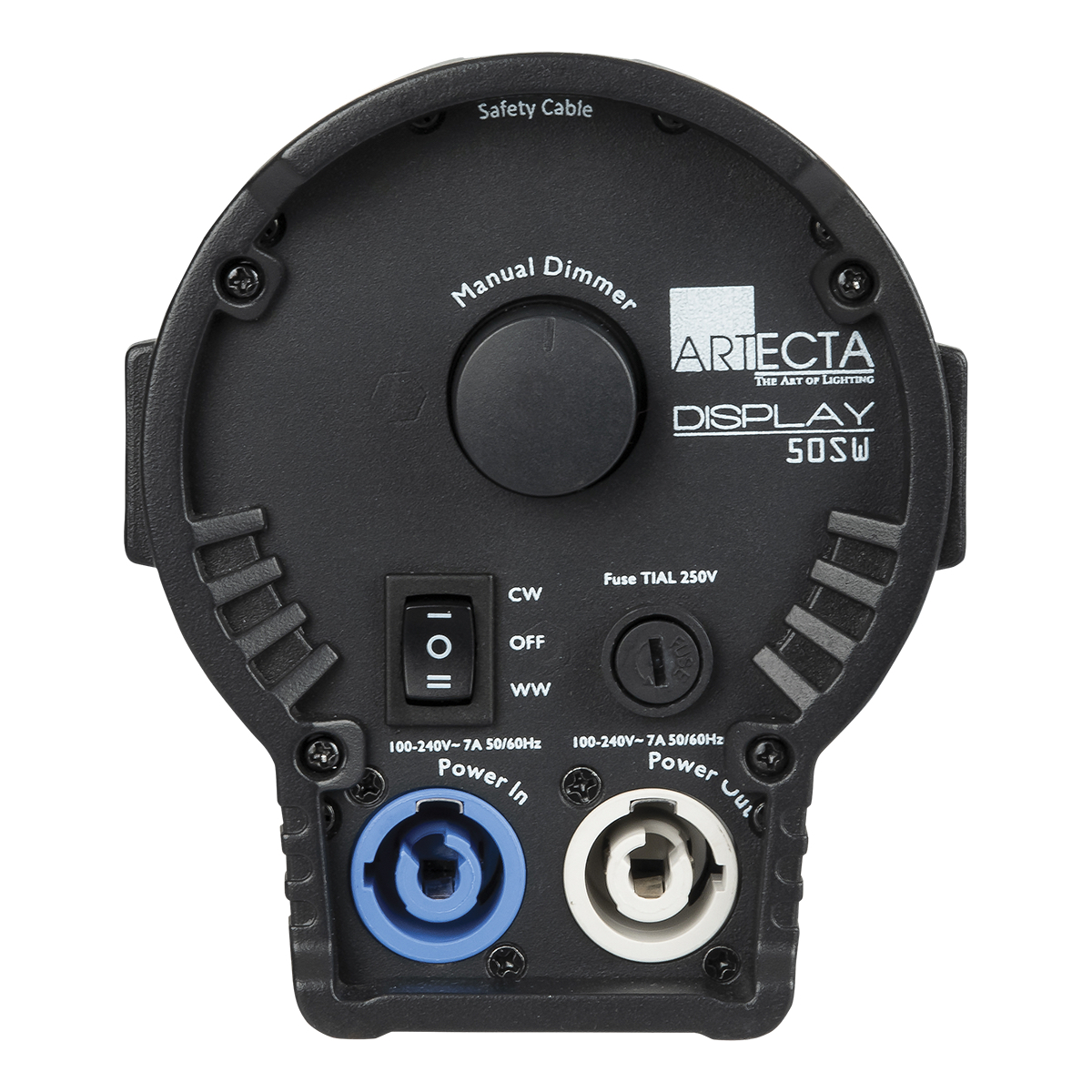 Artecta Display Fresnel 50 SW 50 W Schakelbaar Witte LED Fresnel - Zwart Artecta Display Fresnel 50 SW 50 W Schakelbaar Witte LED Fresnel - Zwart