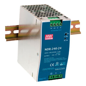 Meanwell DIN Rail Power Supply 240 W/24 V DC Mean Well NDR-240-29