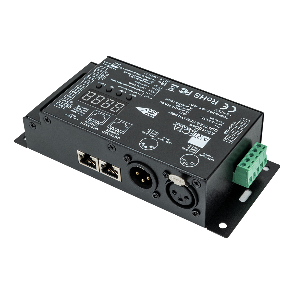 Artecta LED DIM-5 RDM 5 kanalen Neutrik XLR 3-pin & RJ45 Artecta LED DIM-5 RDM 5 kanalen Neutrik XLR 3-pin & RJ45