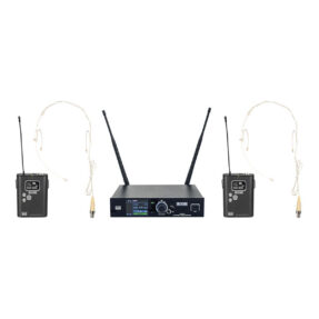 DAP EDGE EBS-2 Draadloze tweevoudige Beltpack-set - 610-670 MHz