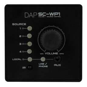 DAP SC-WP1 Wandpaneelafstandsbediening voor SC-5.2 Source Control - Zwart