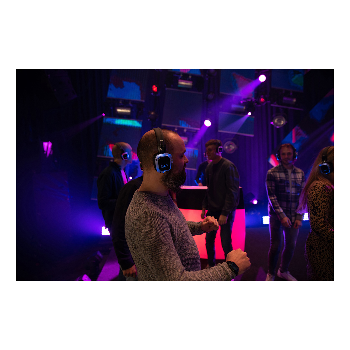 DAP Silent Disco Headphones 3 Kanalen DAP Silent Disco Headphones 3 Kanalen