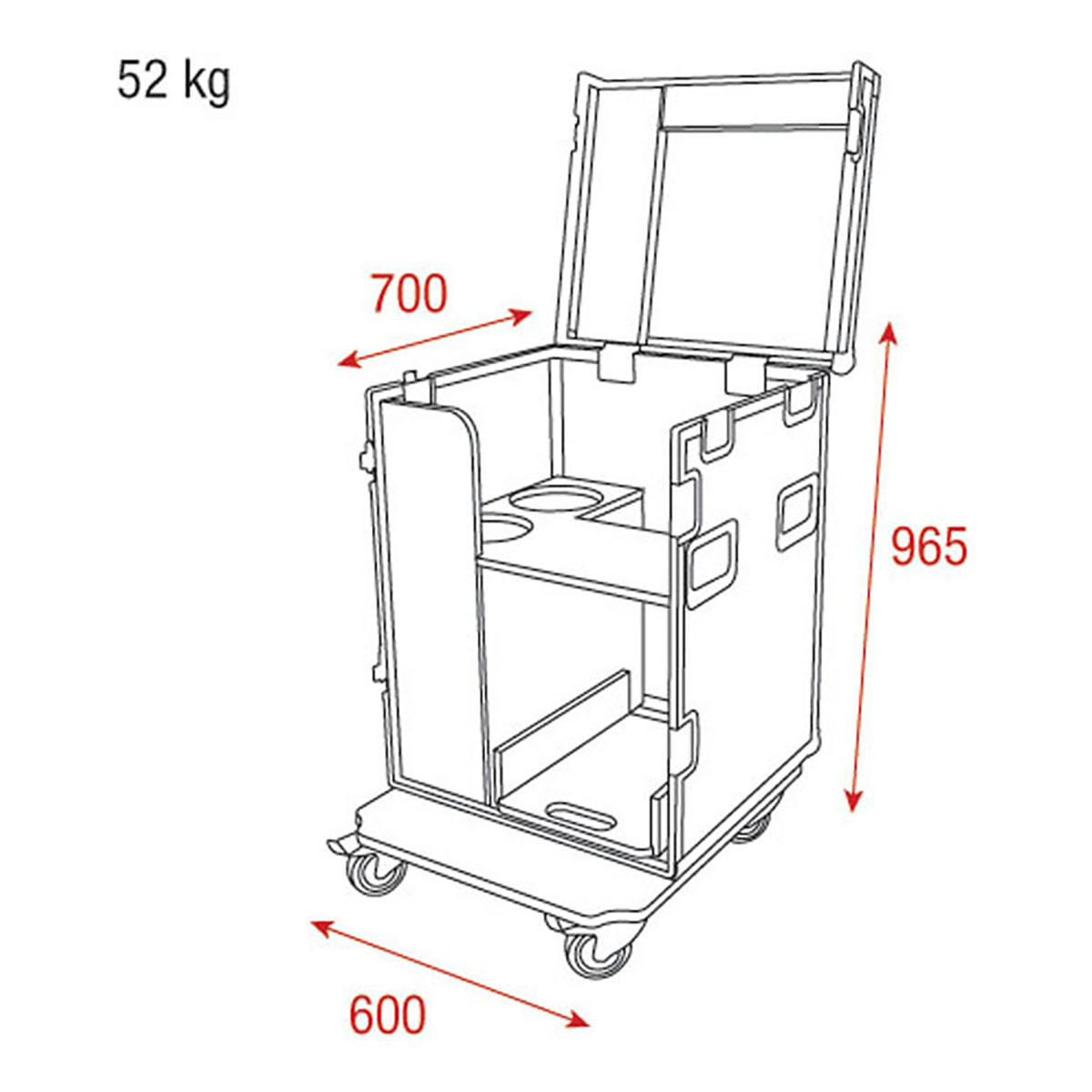 Showtec Case for Mistique Premium Line Showtec Case for Mistique Premium Line