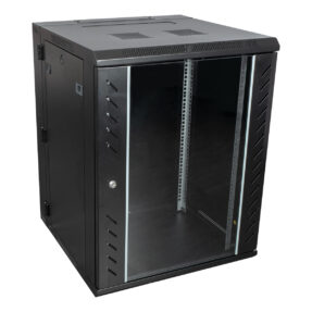 Showgear RCA-WMH-15 15U 19" Patch Panel Rack, wandmontage, scharnierende achterkant