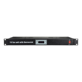 Showgear 2-way 1U Fan Unit Temperature Controlled Voor 19" rack of netwerkkast