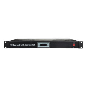 Showgear 4-way, 1U Fan Unit Temperature Controlled Voor 19" rack of netwerkkast