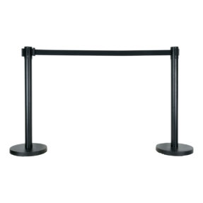 Showgear 2 m Adjustable Crowd Barrier Set, zwart