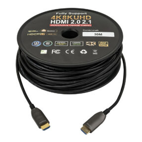 DAP HDMI 2.0 AOC 4K Fibre Cable 30 m - Verguld