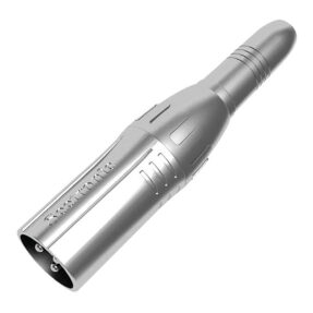 SEETRONIC XLR 3P male to Jack stereo female Vergulde contacten - Zilverkleurige behuizing