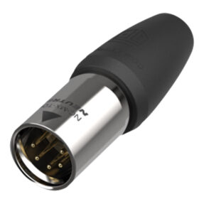 Neutrik® NC5MX1-TOP XLR 5P Connector - male TOP Vergulde contactpunten - roestvrij stalen behuizing