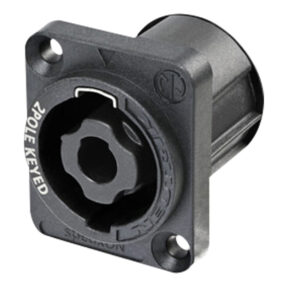 Neutrik® NL2MPXX 2-pin Speaker Chassis Male connector - D-formaat