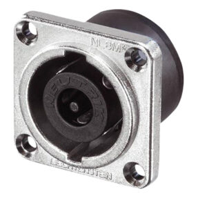 Neutrik® NL8MPRXX speakON 8P Chassis - male Nikkelen behuizing