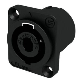 SEETRONIC 4-pin Speaker Chassis Female stekker - D-formaat