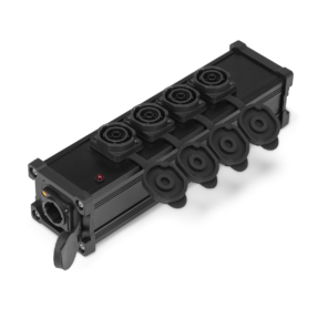 PD Connex PSB30 5-voudige stroomverdeler voor powerCON TRUE1 OUT en 1-IN Doorlus - zwart