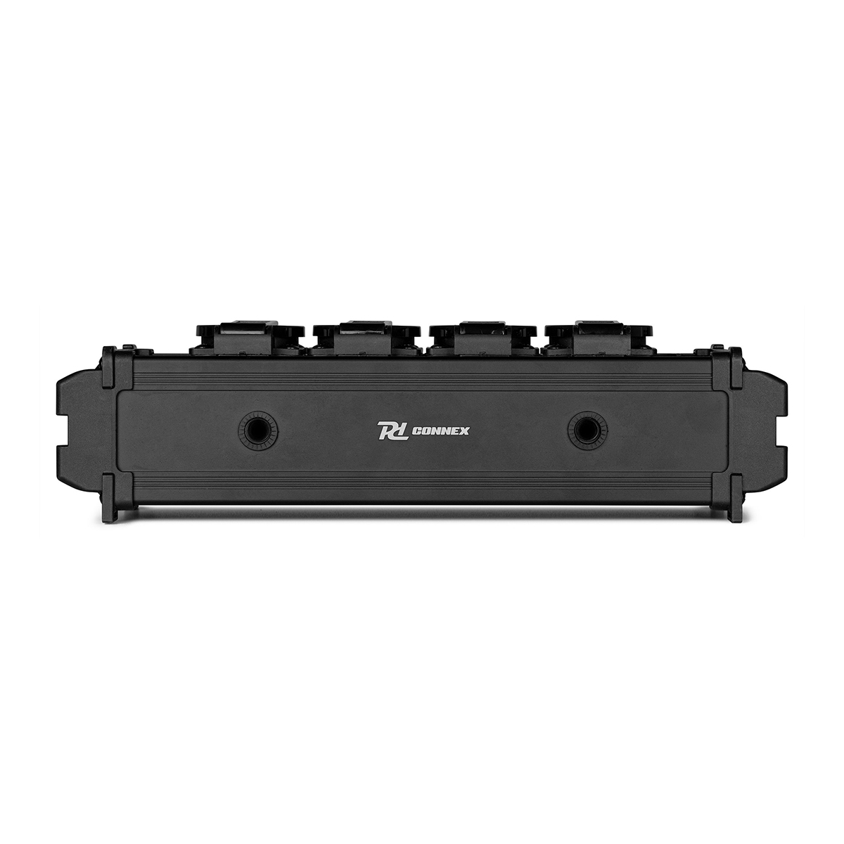 PD Connex PSB45 4-voudige Schuko stroomverdeler voor powerCON TRUE1 IN en OUT doorlus - Zwart PD Connex PSB45 4-voudige Schuko stroomverdeler voor powerCON TRUE1 IN en OUT doorlus - Zwart