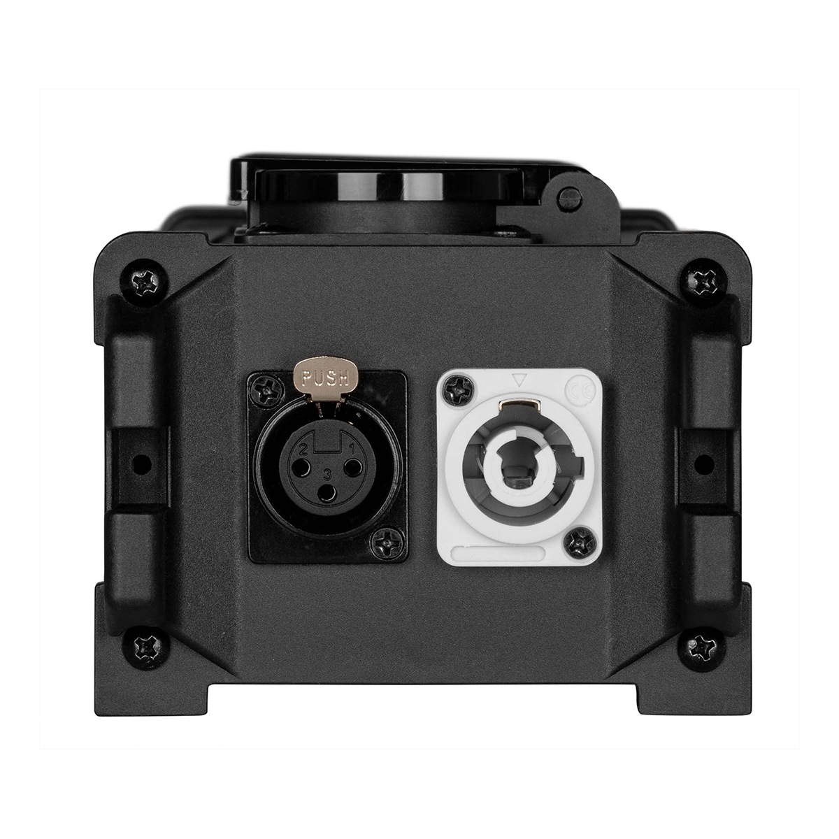 PD Connex PSB50 4-voudige Schuko stroomverdeler met powerCON IN en OUT doorlus en draadloze DMX - Zwart PD Connex PSB50 4-voudige Schuko stroomverdeler met powerCON IN en OUT doorlus en draadloze DMX - Zwart
